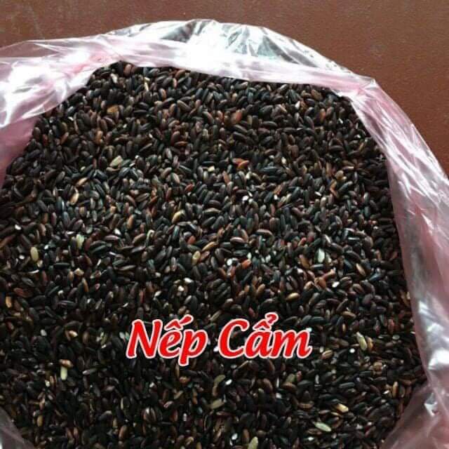 1KG GẠO NẾP CẨM HỮU CƠ TRỒNG TỰ NHIÊN dùng trong ăn dưỡng sinh, thực dưỡng, eatclean, ăn chay ăn kiêng