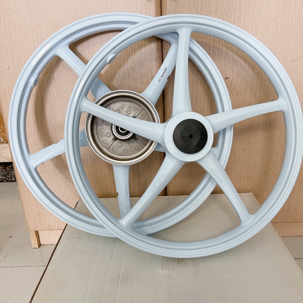 Mâm 5 cây sirus, ex 2010,Ex 135 ,Jupiter 1 đĩa 1 đùm . bảng 1.4.1.6 màu trắng sữa lắp như zin