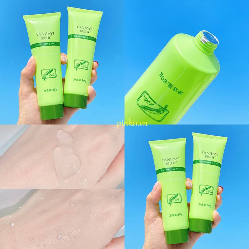 Gel lô hội làm sạch mụn đầu đen làm sáng da cấp nước dịu nhẹ