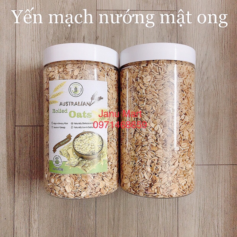 Yến mạch nướng mật ong