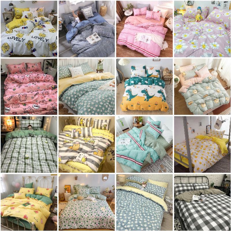 Bộ drap cotton poly nhiều mẫu lựa chọn