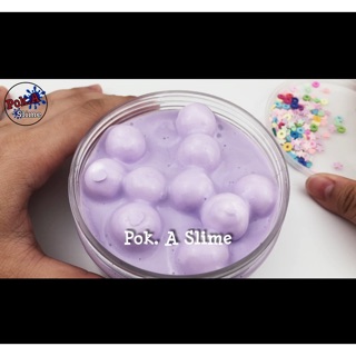 Slime Purple Pop – chất Thick Glossy & Jumbo Floam