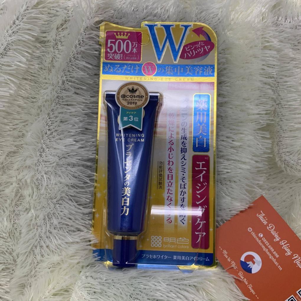Kem Mắt Meishoku Whitening Eye Cream 30g hàng nội địa Nhật