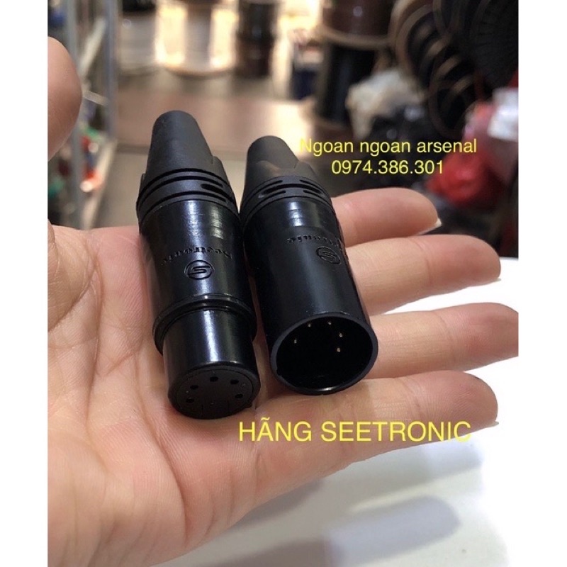 Dây tín hiệu canon 5 chân (Xlr 5 chân) cao cấp