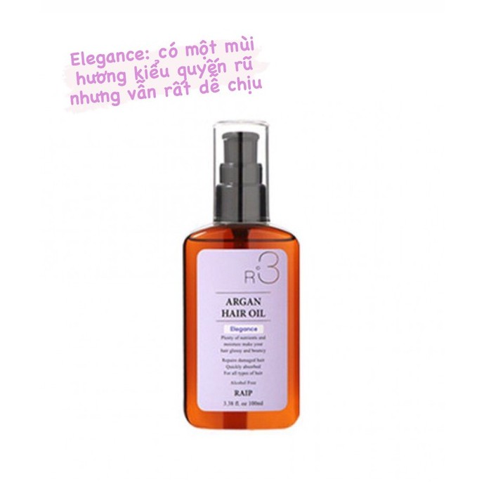 Dầu Dưỡng Tóc Argan Raip R3 Argan Hair Oil