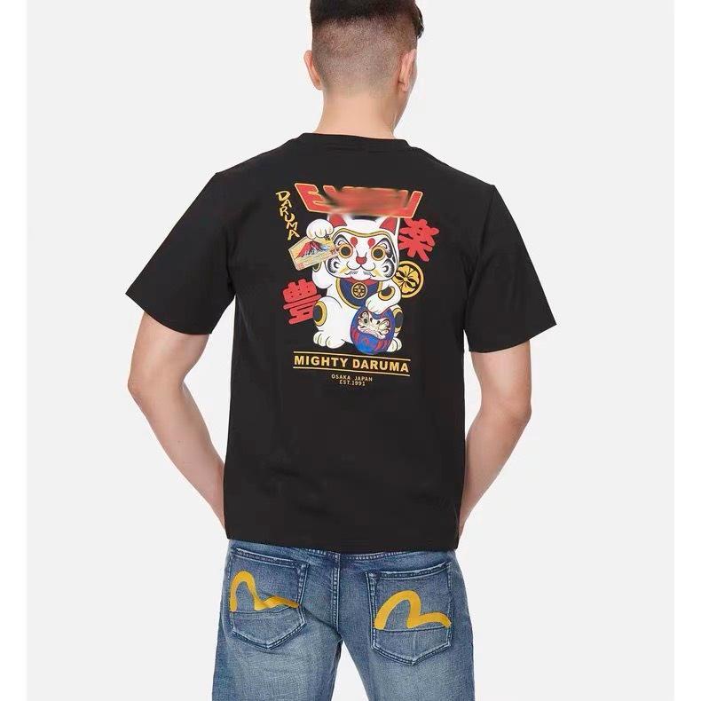 [Ảnh thật] [VNXK] Áo thun tay lỡ nam nữ Cotton oversize form rộng mẫu mèo thần tài