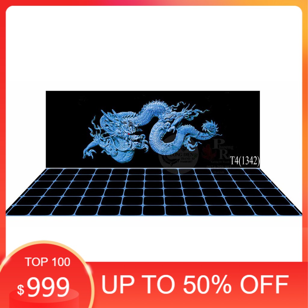 Tranh 3D dán bể cá cảnh hồ thuỷ sinh