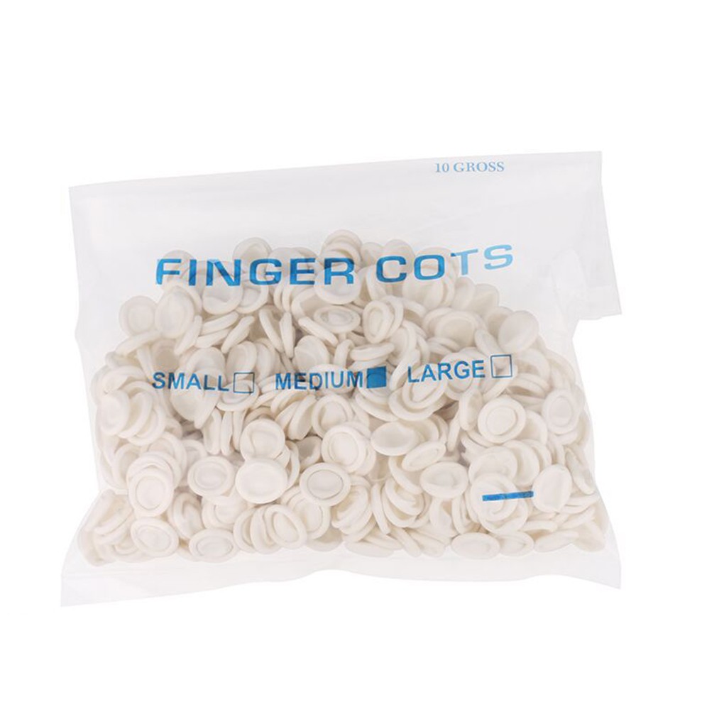 Set 100 bịt bảo vệ ngón tay cao su chống trượt tiện lợi