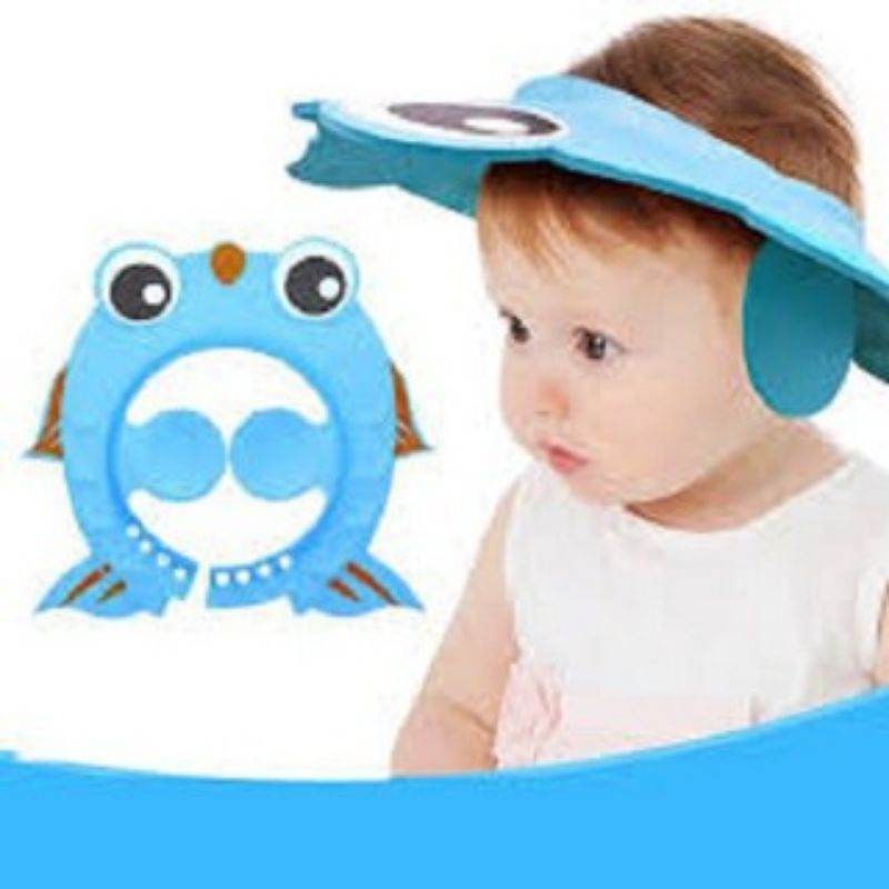 Nón gội đầu chắn nước em bé, Nón tắm bé siêu dễ thương