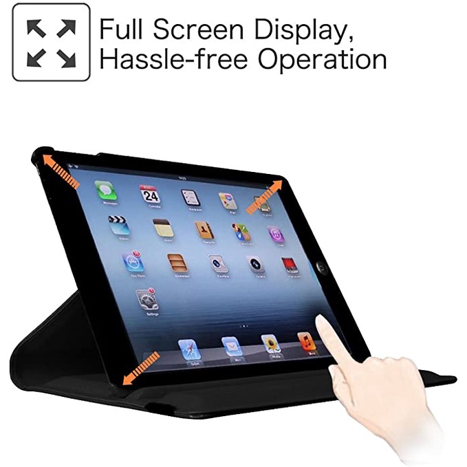 Bao da xoay 360 nhiều màu iPad 2, iPad 3, iPad 4