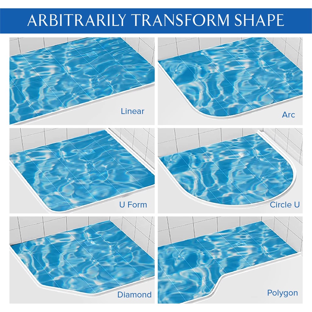 A-LIFE Miếng Chặn Nước Bằng Silicone 51mm Chống Trượt Dùng Cho Nhà Tắm