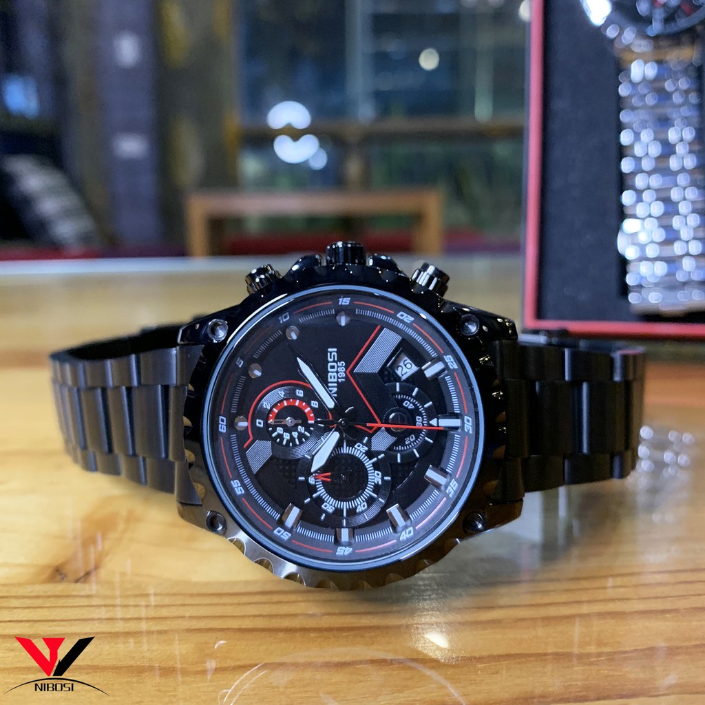Đồng Hồ Nam NIBOSI NI2322 [FullBox + BH 3 Năm] – Kính Mirena Chống vỡ - Thép Không gỉ