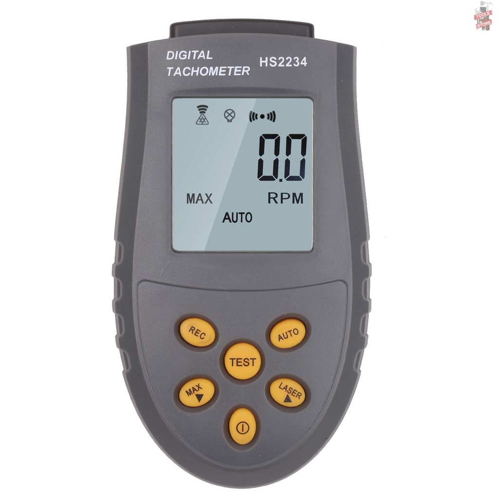 Máy đo tốc độ kỹ thuật số tự động với màn hình LCD và đèn nền