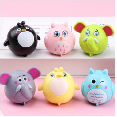 Đồ chơi chạy cót vui nhộn, thú vị chim cú mèo, gà con, voi con đáng yêu dễ thương, nhựa ABS an toàn - Set 20 con