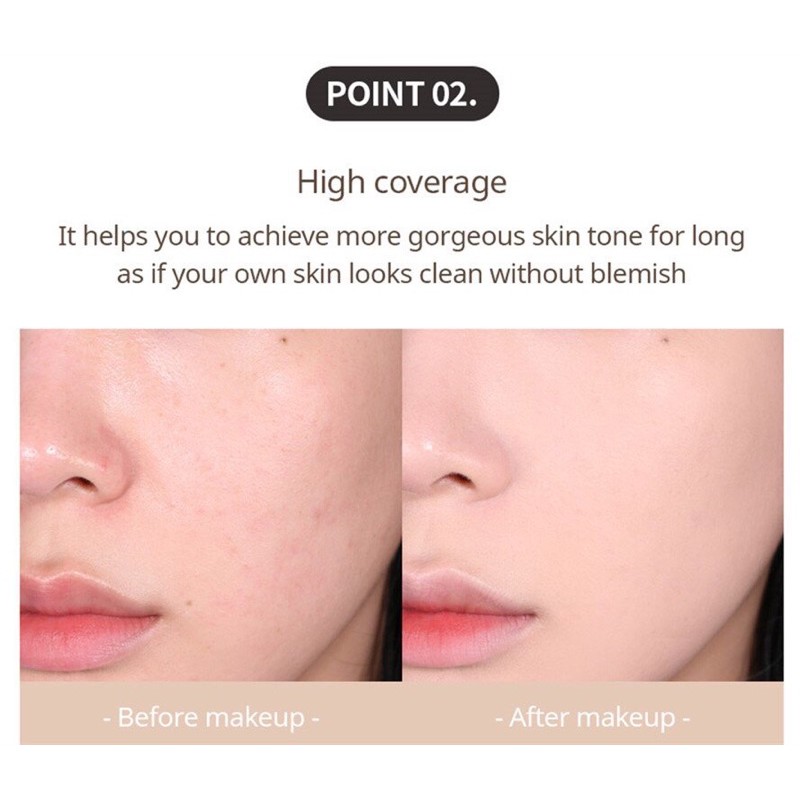 KEM NỀN SIÊU MỊN 3CE VELVET FIT FOUNDATION (TẶNG KÈM CỌ TÁN KEM NỀN) | BigBuy360 - bigbuy360.vn