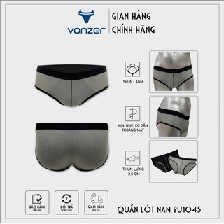 Quần lót nam tam giác Mson thun poly phối ren P1045
