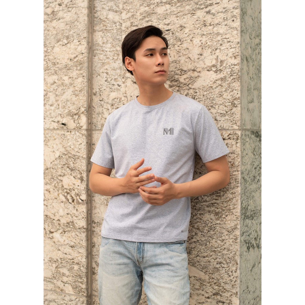 [Mã LT50 giảm 50k đơn 250k] Áo thun nam Manticano vải premium cotton, cổ tròn dáng regular | BigBuy360 - bigbuy360.vn