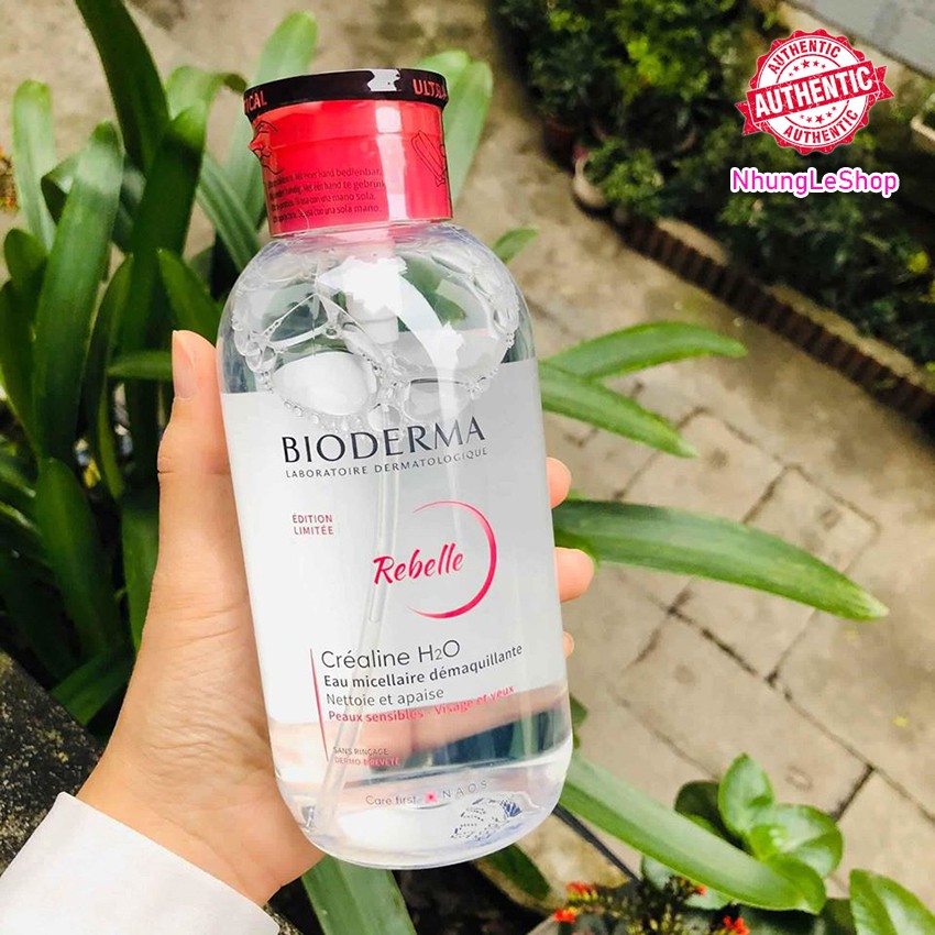 💦AUTH💦 Nước tẩy trang Bioderma Pháp H2O Xanh - Hồng 500ML (Mẫu mới)