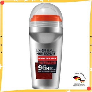 💯 Lăn Khử Mùi Loreal Men Expert Invincible Man 96h, 50ml - Hàng chính hãng
