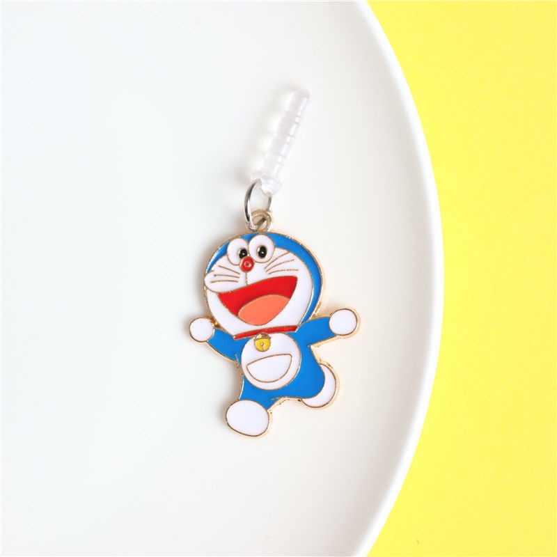 Nút Bịt Cổng Sạc Điện Thoại Chống Bụi Hình Doraemon Thông Dụng Cho Điện Thoại Di Động