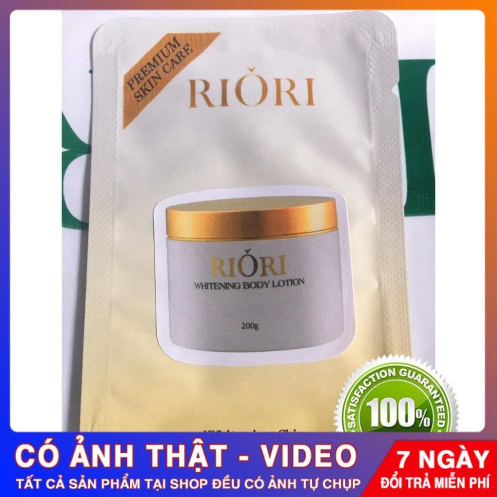 [CHÍNH HÃNG] Kem Body Trắng Da RIORI Whitening Body Lotion - Gói Test Làm mềm mịn và trắng da tự nhiên an toàn