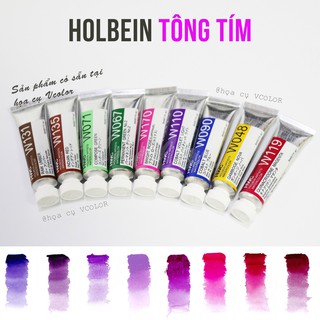 [Rẻ Nhất] Holbein Lẻ Tuýp Lẻ Holbein 15ml - Tông Tím