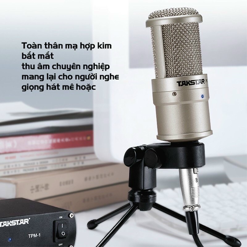 Bộ mic thu âm Livestream cao cấp Icon Upod pro và Mic Takstar K200 full phụ kiện