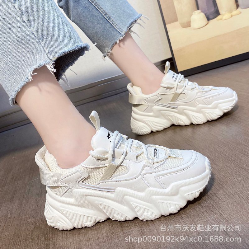 Giày Thể Thao Nữ MWC Sneaker Đế Cao Năng Động Cá Tính NUTT- 0576