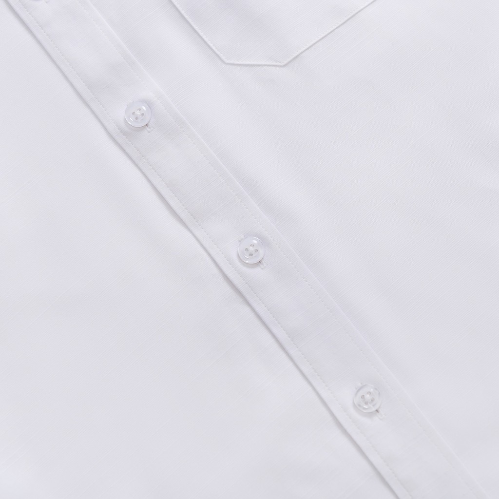 [HÀNG VIỆT NAM] Áo Sơ Mi Nam Công Sở Trung Niên Thương Hiệu Anton Dài Tay Vải Cotton Trắng Trơn Có Túi Ngực -A12 | BigBuy360 - bigbuy360.vn