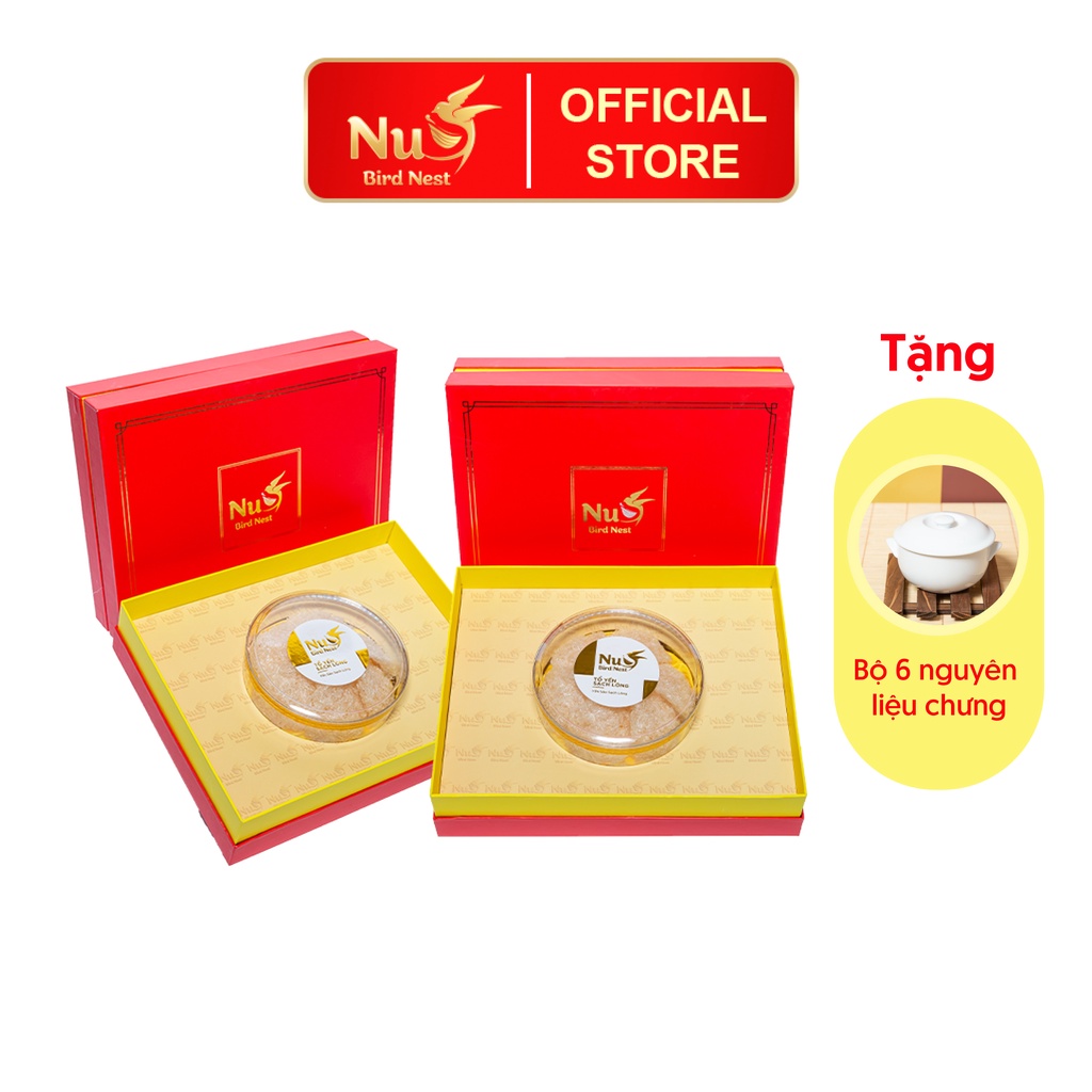 Yến tinh chế Nu Nest sạch lông dòng kinh tế Combo 50gr