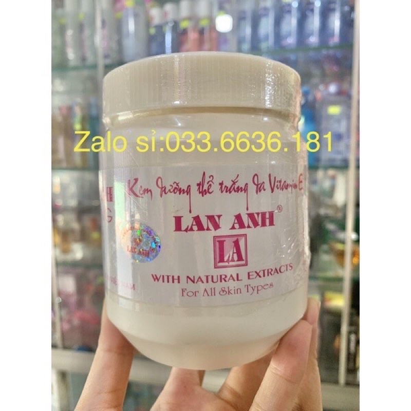 Kem whitening Lan anh trắng da toàn thân hủ 250g