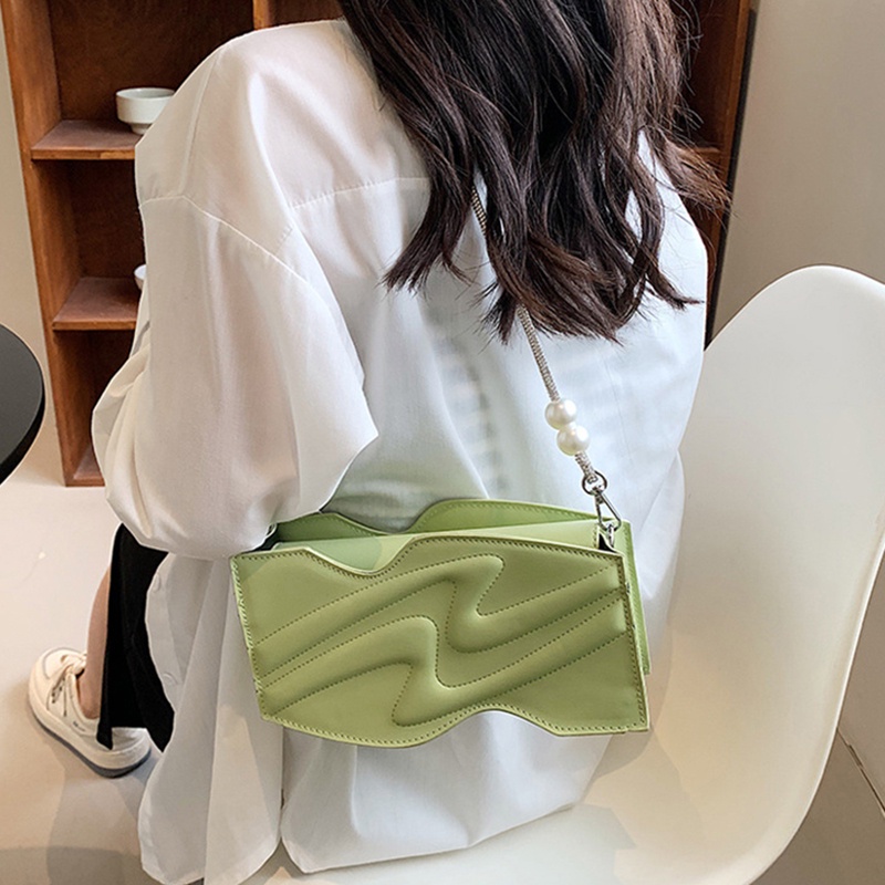 Túi đeo chéo IELGY dáng vuông cỡ lớn có khóa từ tính thời trang cho nữ