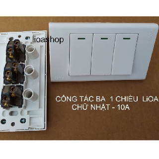 CÔNG TẮC BA CHỮ NHẬT 1-2 CHIỀU LiOA