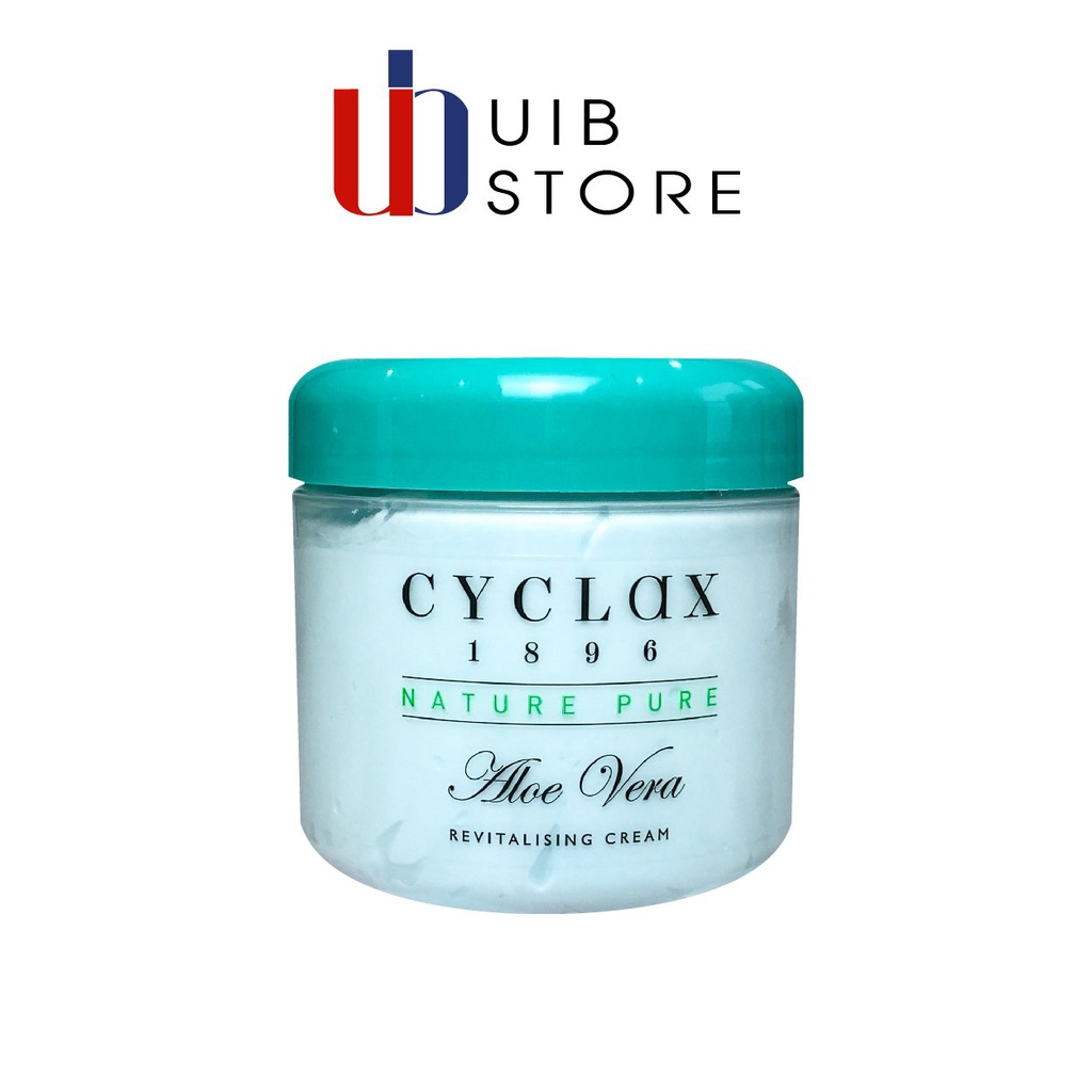 Kem dưỡng ẩm phục hồi da chiết xuất lô hội - Aloe vera revitalising cream CYCLAX 300ml (date T12/2024)