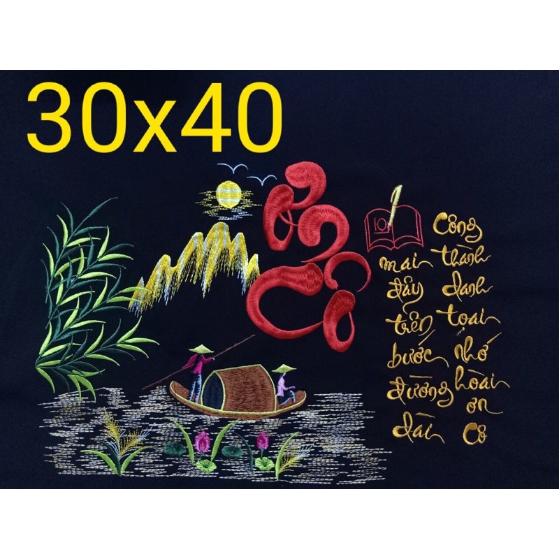 Tranh thêu 20/11 ơn cô