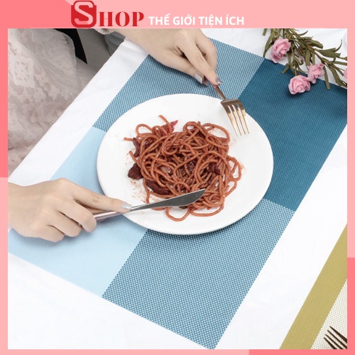 TẤM TRẢI BÀN ĂN CÁCH NHIỆT CHẤT LIỆU KHÔNG THẤM NƯỚC SANG TRỌNG 88219 shop tiện ích