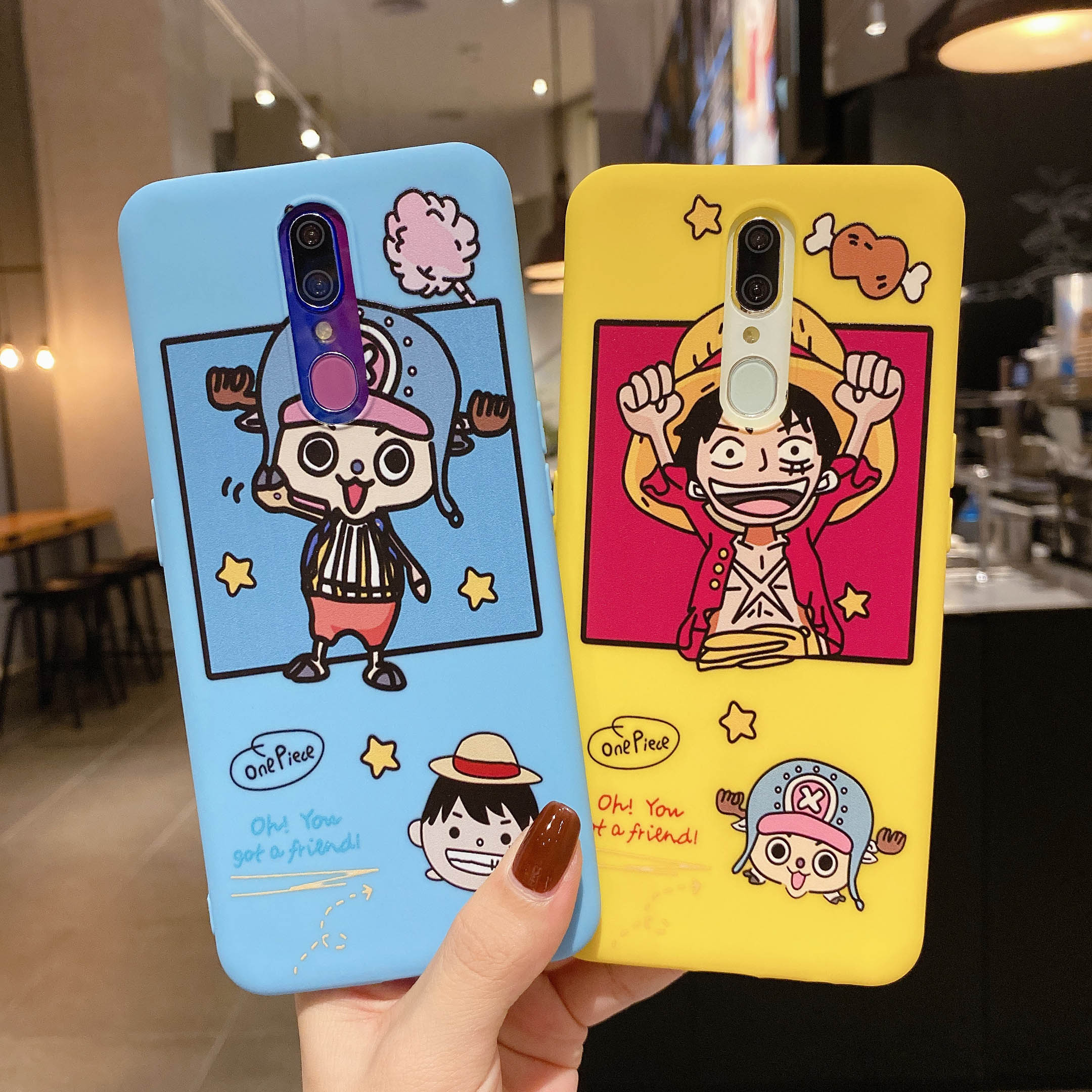one piece Ốp Lưng realme 5i/6i c3 Ốp Lưng oppo a3s a5s a7 a92 a31 a12 a5/a9 2020 f5 f7 f9 f11 case luffy | BigBuy360 - bigbuy360.vn