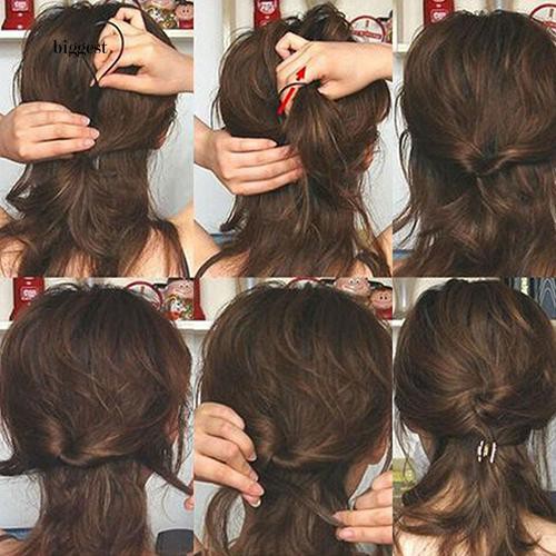 ☆Túi Xách Cỡ Lớn Thiết Kế Giản Dị Thời Trang☆Bộ 4 Dụng Cụ Tạo Kiểu Tóc Thời Trang