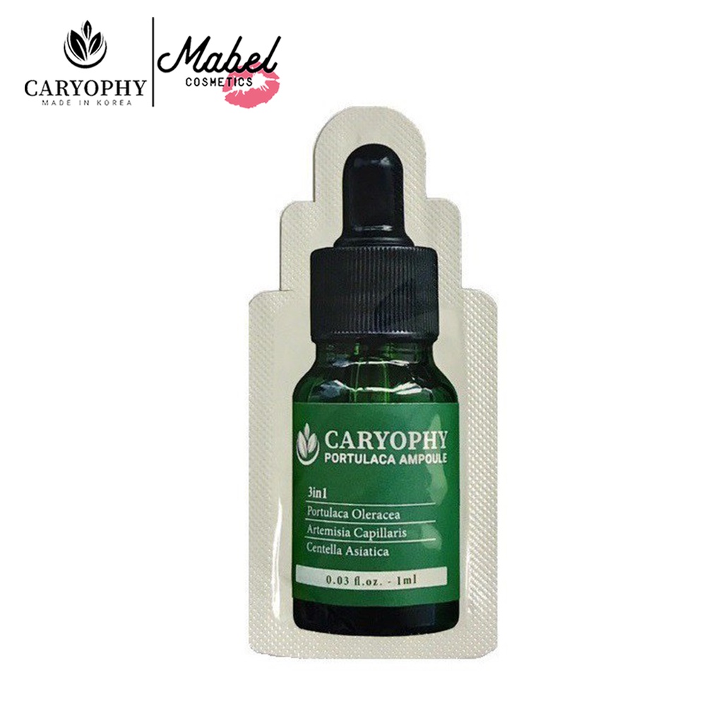 Serum rau má giảm mụn mờ thâm Caryophy Portulaca Ampoule 10ml