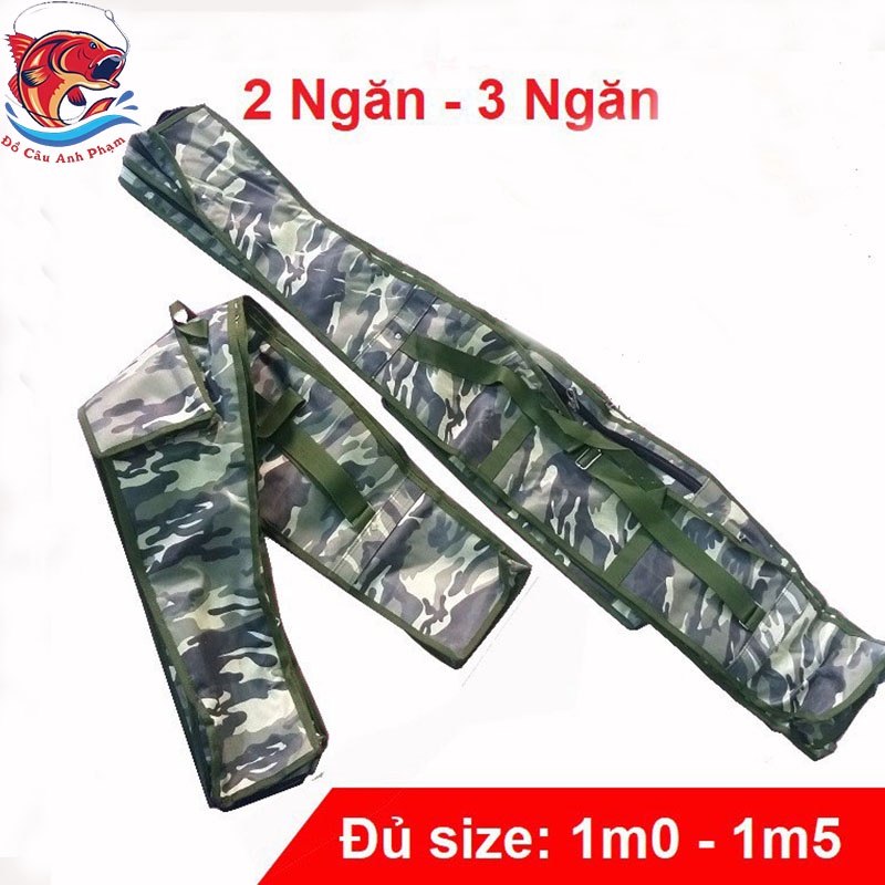 Túi Đựng Cần Câu Cá Rằn Ri 2-3 Ngăn Túi Đựng Đồ Câu Chống Thấm Nước Siêu Bền TDC-1