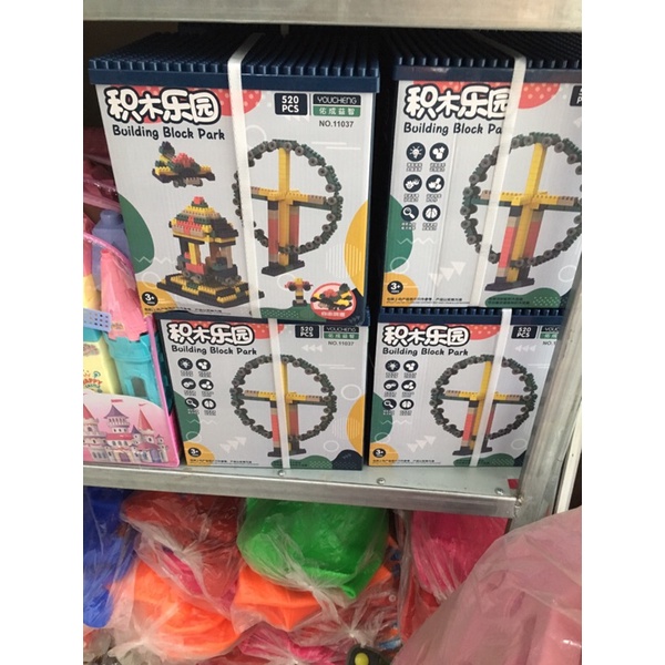 ghép hình lego 520 chi tiết cho bé,đồ chơi thông minh