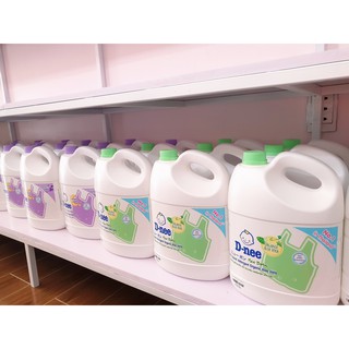 Nước giặt xả Dnee Thái can 3000ml