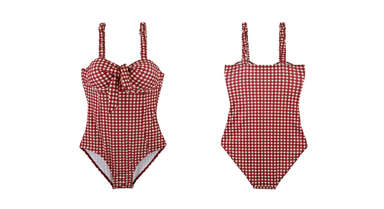 Đồ Bơi Một Mảnh Họa Tiết Ca Rô Thời Trang Quyến Rũ Dành Cho Nữ | BigBuy360 - bigbuy360.vn