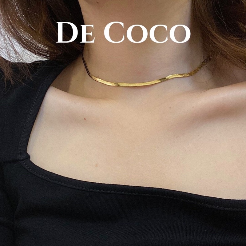 [KHÔNG ĐEN GI] Vòng cổ choker basic cao cấp Decoco