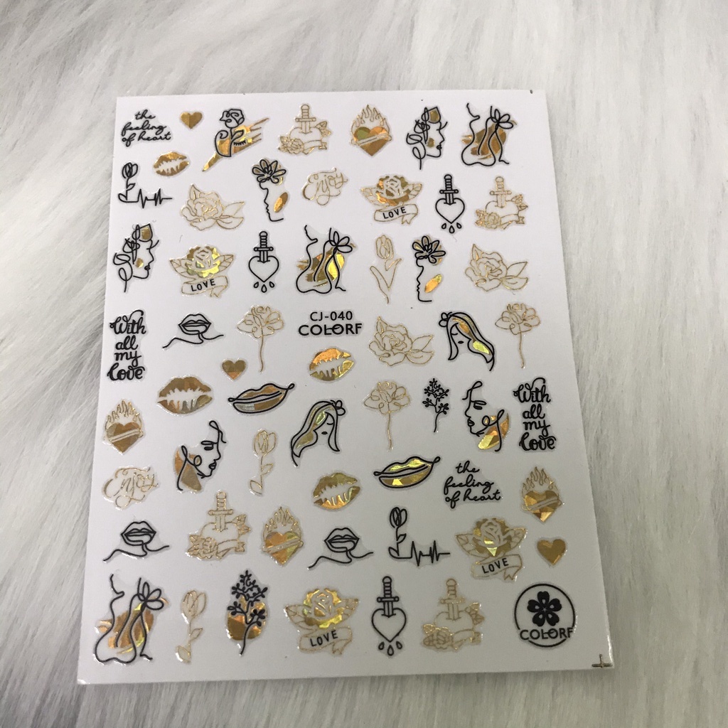 STICKER DÁN MÓNG NGHỆ THUẬT MỚI 2