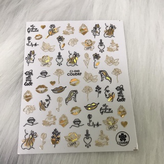 Sticker dán móng nghệ thuật mới 2