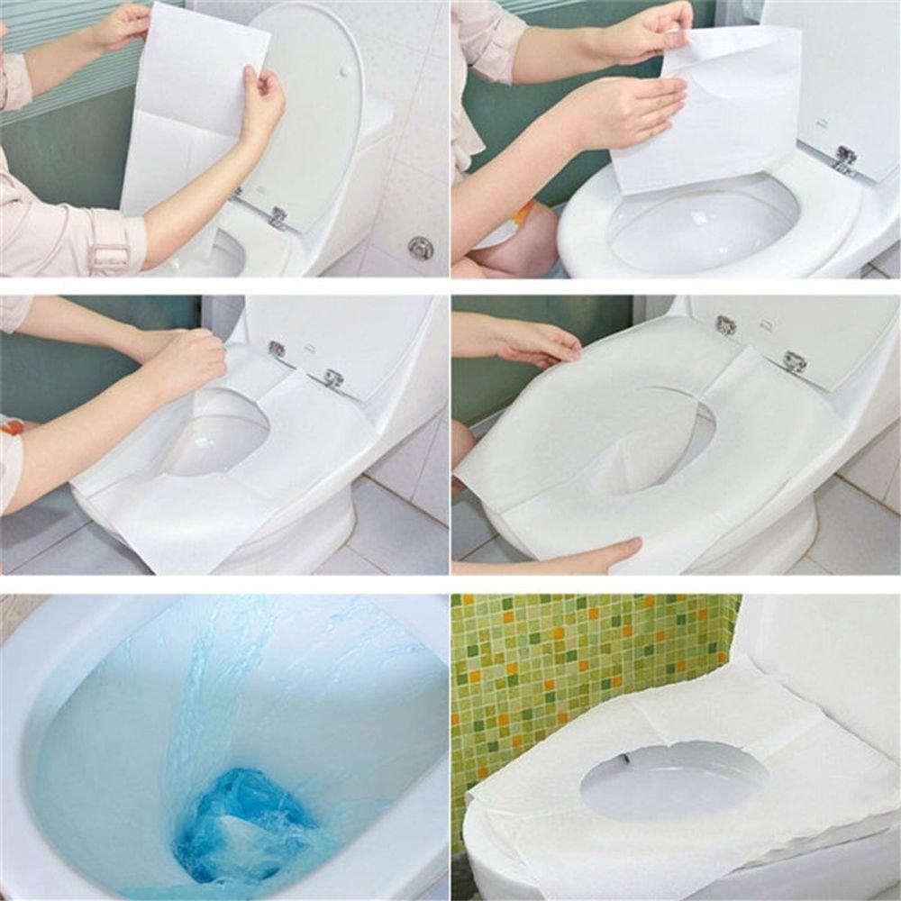Bộ 2 / 20 Miếng Lót Bồn Cầu Dùng Một Lần Tiện Dụng