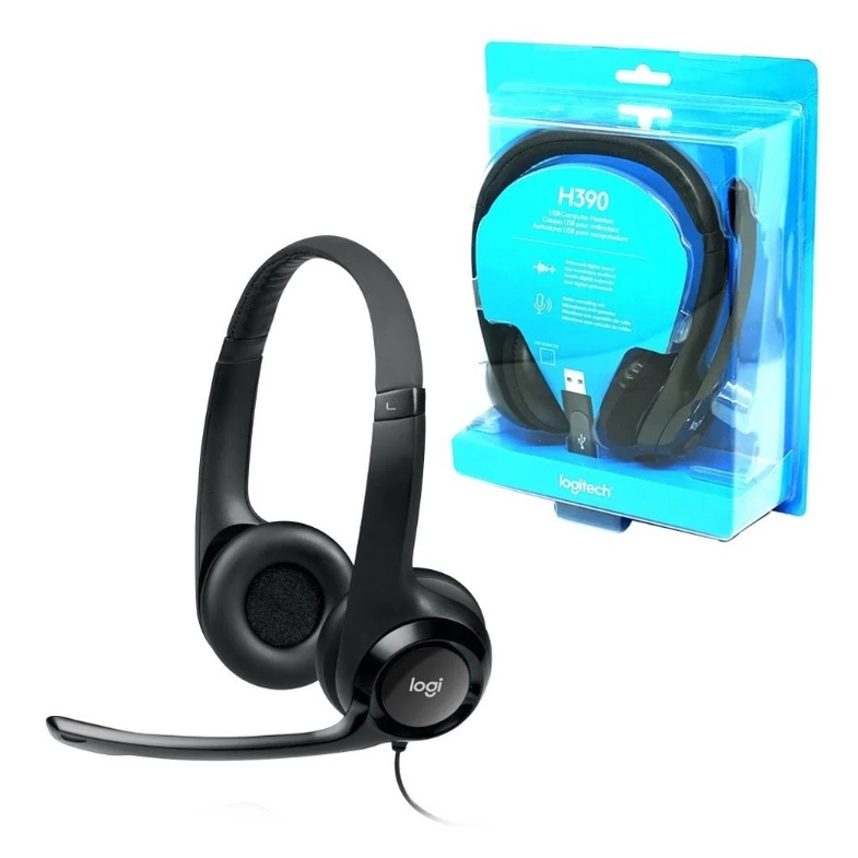 Tai nghe chụp tai Logitech H390 - Hàng Chính Hãng