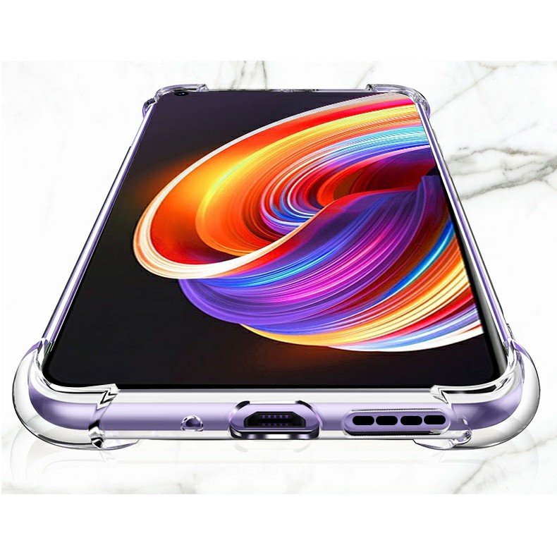 Ốp lưng Oppo Realme X7 Pro / Realme 8 4G / Realme 8 Pro dẻo trong suốt lồi 4 góc ôm khít máy lâu ố vàng
