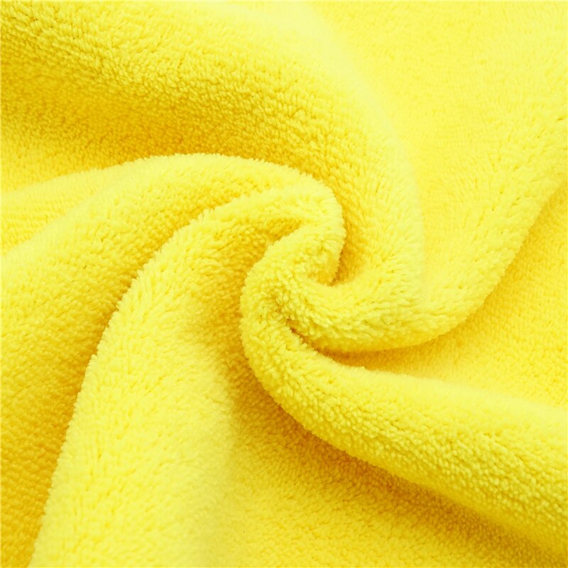 1 Chiếc Dày Khăn Rửa Xe Cực Mềm Microfiber San Hô Nhung Vải Hai Mặt Khăn Vệ Sinh Ô Tô Để Bảo Trì Ô Tô